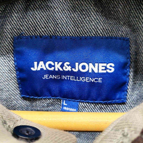 ジャックアンドジョーンズ JACK&JONES カモ柄デザインデニムジャケット メンズ import:L